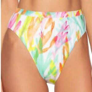 Becca Swim by Rebecca Virtue NWT French Cut RecoTex Bikini Bottoms Sz S